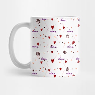 Love pattern Mug